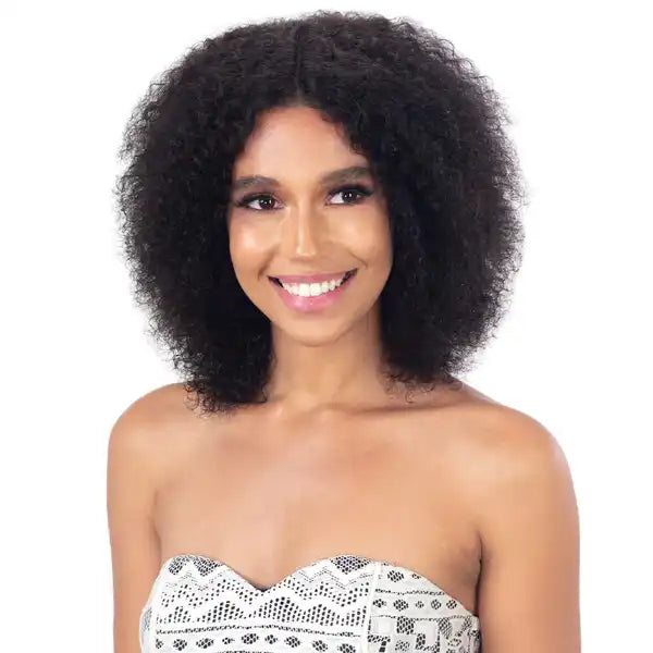 Perruque Naturelle Kinky Curly Wet & Wavy Glueless Model Model Cavalla Curl