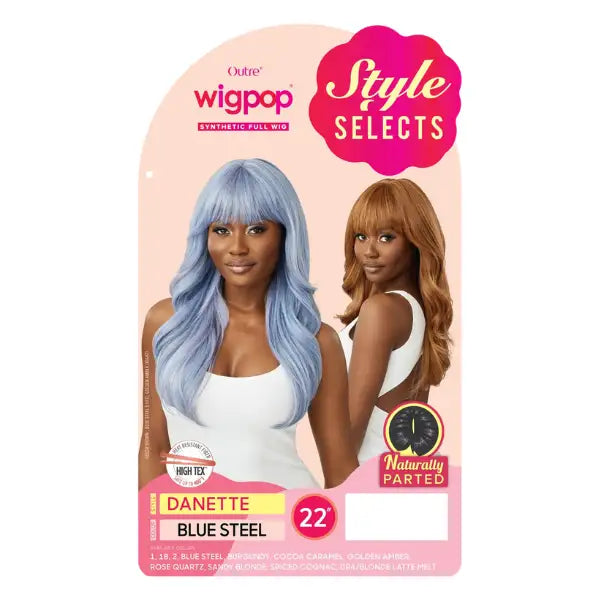 Perrruque synthétiques avec Frange wavy Outre Wigpop Danette