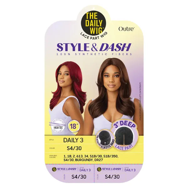 Perruque Tête Complète Wavy Lace Part Daily 3 - Outré