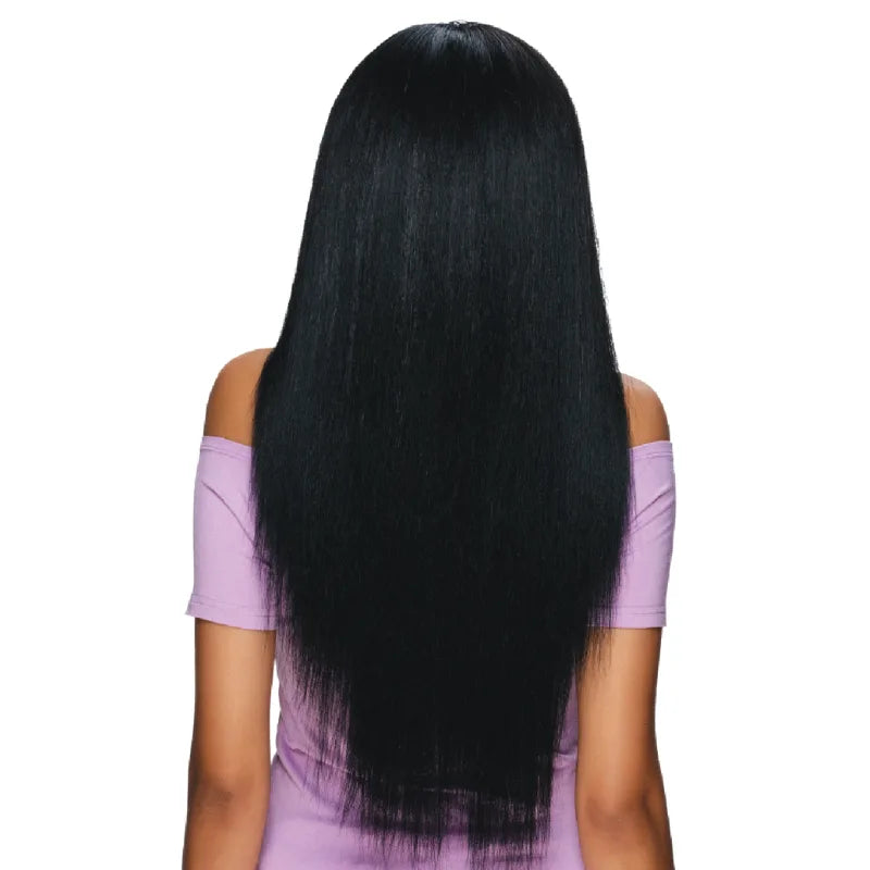 Perruque Yaki Lisse V-Part longue Human Hair blend Vivica Fox Juno