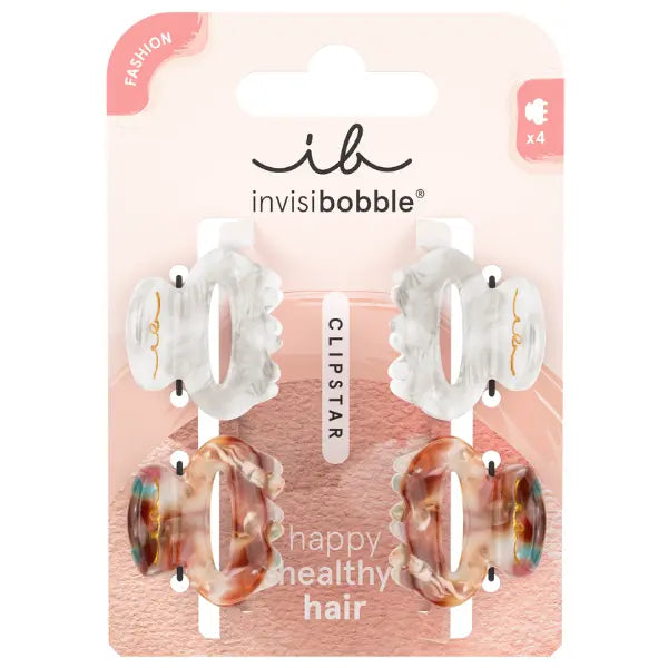4 Pinces à cheveux Invisibobble