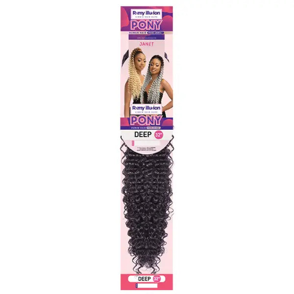 Postiche Bouclé Curly Pony Deep - Janet Collection