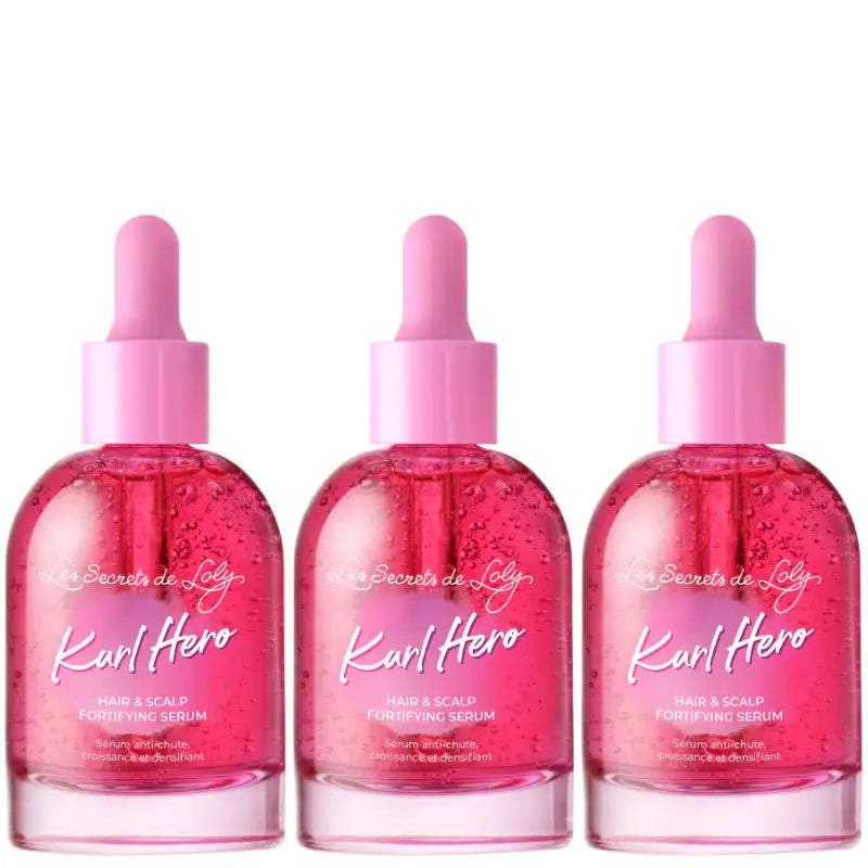Cure 3 mois Pousse Cheveux Sérum anti-chute Soin du Cuir Chevelu et Chevelu Les Secrets de Loly