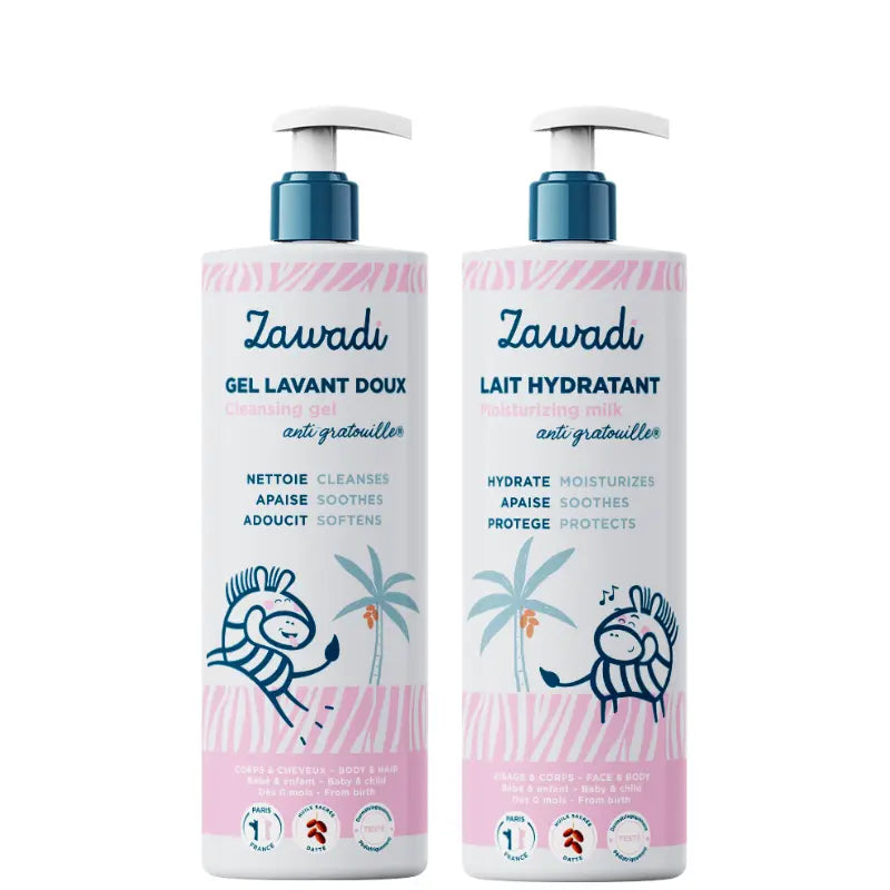 Produit indispensable pour la toilette de bébé à la naissance. Produit naturel et routine minimaliste