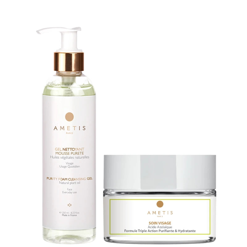 Soins visage purifiants Peau mixte à grasse pour nettoyer et hydrater au quotidien