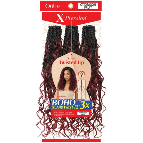 Rajouts pour Crochets Braids style Boho Island Twist x3 Outré