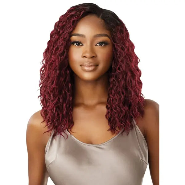 Lot de 3 paquets de rajouts pour tissage en cheveux semi-naturels human hair blend 12 pouces Outré Hair.