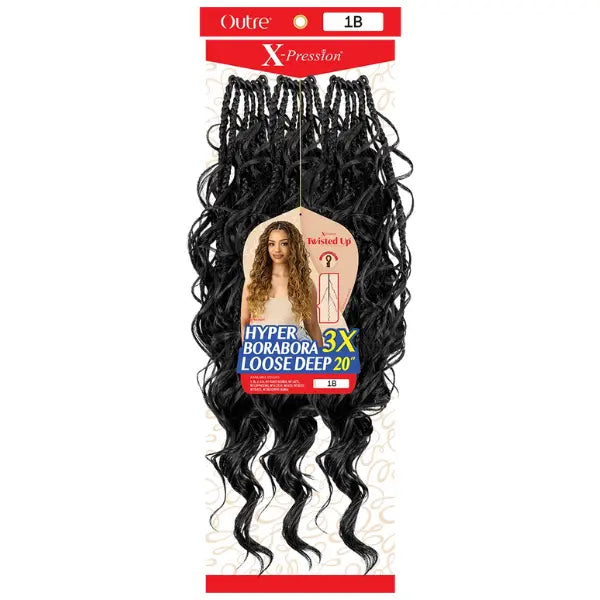 Rajouts pour Crochets Boho Braids Hyper Borabora Loose Deep - Outré