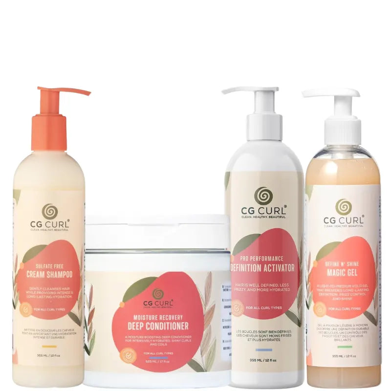 Routine Complète Cheveux Bouclés Ondulés CG Curl