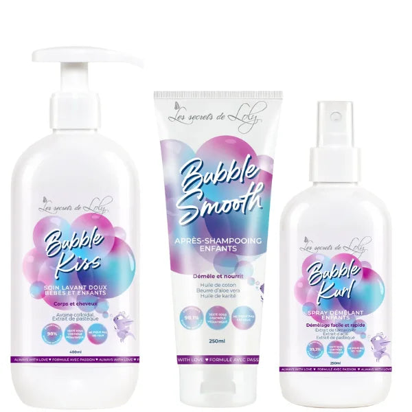 Routine Les Secrets de Loly Enfant et Bébé dès la naissance Corps et Cheveux bouclés, frisés crépus