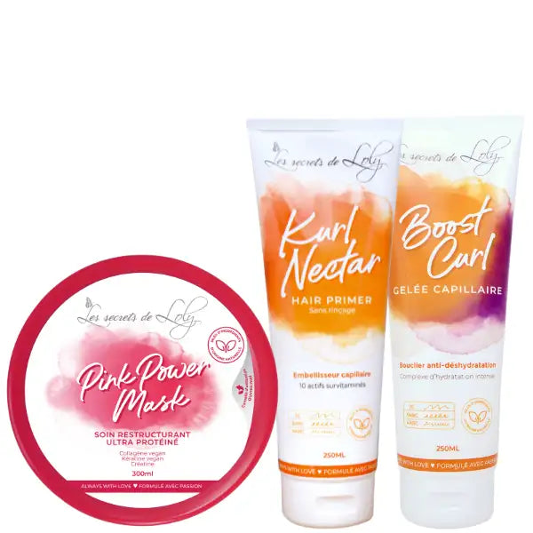 Routine Revitalisante Cheveux Bouclés Abîmés - Les Secrets de Loly
