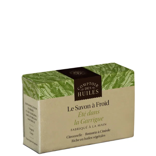 Savon Purifiant Visage et Corps à l'huile essentielle Antibactérienne de Romarin - Comptoir des Huiles 100g