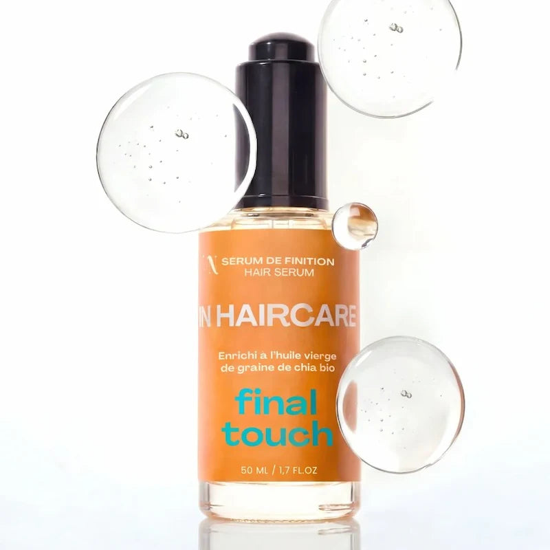 Sérum Finition pour cheveux bouclés à crépus brillants et hydratés plus longtemps. In Haircare 50ml