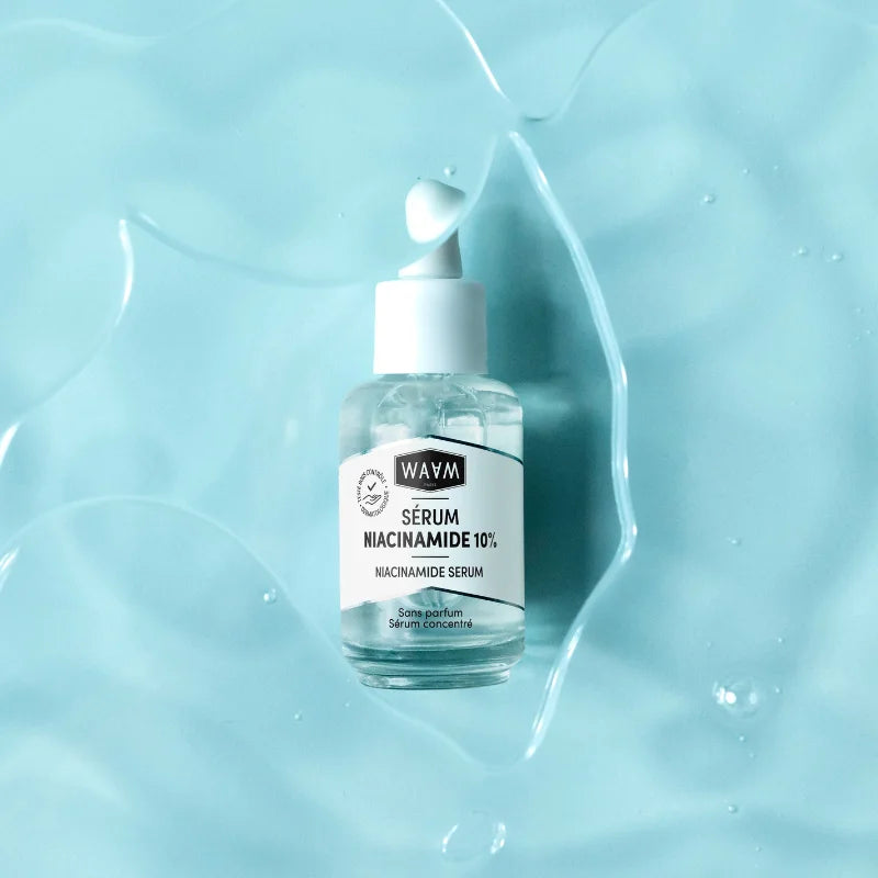 Sérum Niacinamide WAAM concentré 10% Anti-taches Sans Parfum Testé dermatologiquement