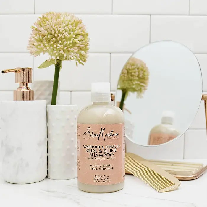 Shampoing Curl & Shine Shampoo Shea Moisture - Coconut Hibiscus