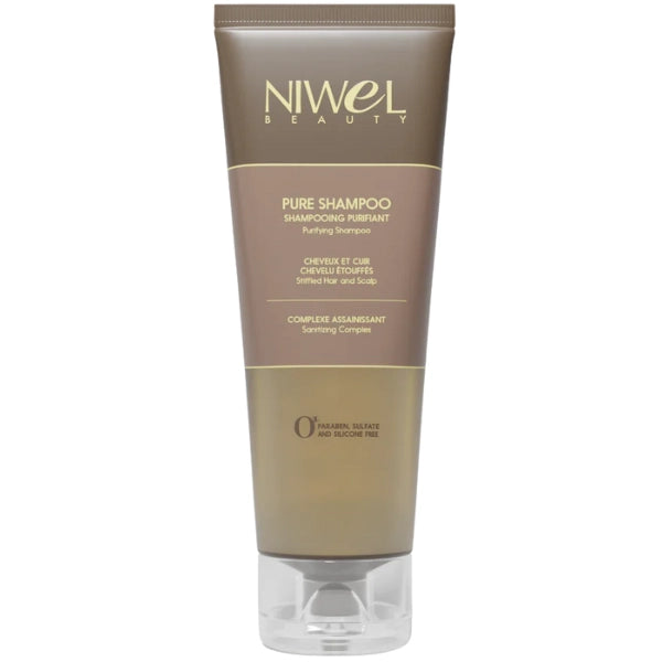 Shampoing Purifiant Cheveux et cuir chevelu avec accumulation de produits coiffants Niwel Beauty