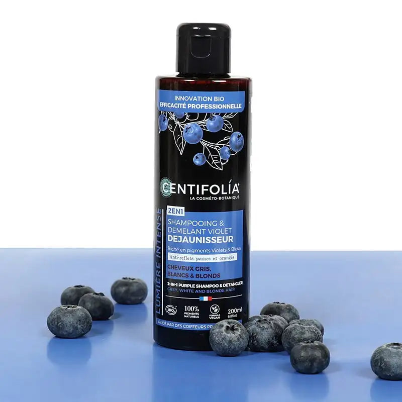 Shampoing Démélant Violet 2-en-1 Déjaunisseur - Centifolia