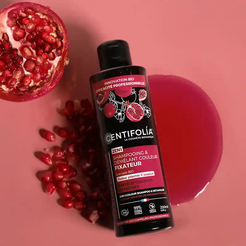 Centifolia Shampoing pour cheveux coloré : nettoie, démêle et préserve la couleur sur 6 semaine