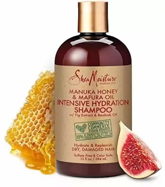 Shea Moisture Shampoing hydratant intense - Miel de Manuka & Huile de Mafura Intensive Hydration Shampoo