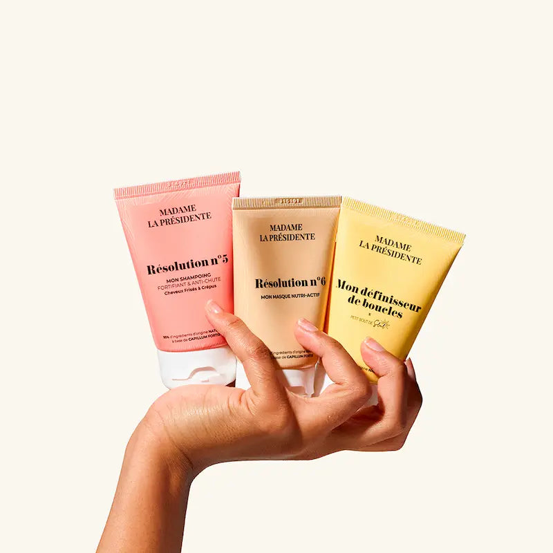 Soins essentiels Format Voyage Cheveux Frisés à Crépus Madame La Présidente