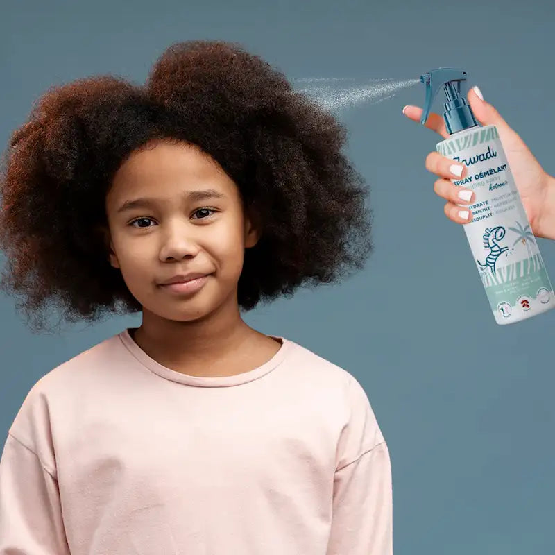 Spray Hydratant Démêlant Cheveux Crépus Enfant  Dès 1 an Zawadi