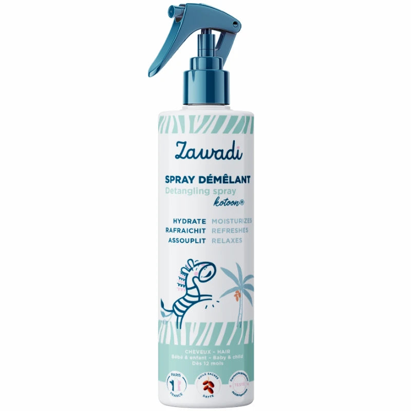 Spray Démêlant Cheveux bouclés bébé 1 an 250ml Zawadi