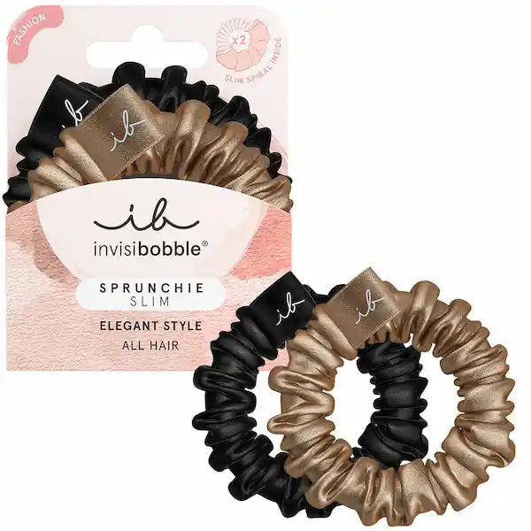 Sprunchie SLIM True Golden X2 - Invisibobble