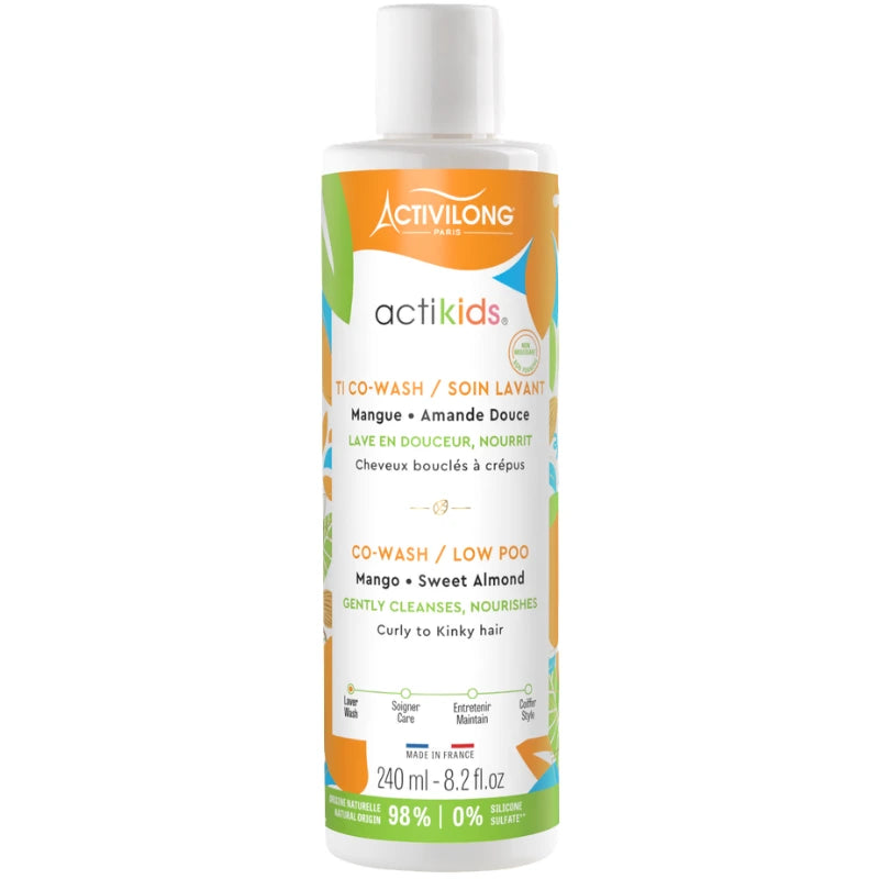 Ti Co-Wash Soin Lavant Activilong Actikids Enfants aux Cheveux bouclés à crépus