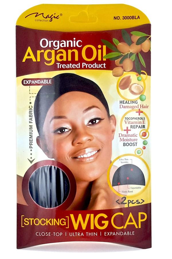 2 bonnets de sous perruque à l’huile d’Argan - Bonnet perruque - diouda