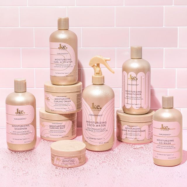 KeraCare - Curlessence soins cheveux formulés avec de l'huile de Ricin noire jamaïquaine et huile de noix de Coco.