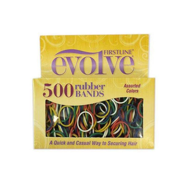 500 minis élastiques coloris assortis Evolve - Accessoire coiffure - diouda