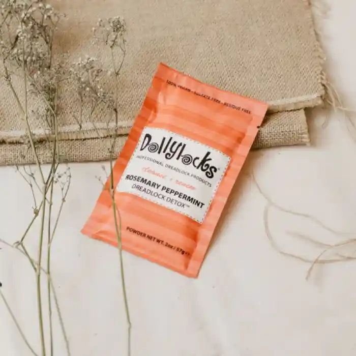 Kit Detox pour locks - Dollylocks aux Huiles essentielles Romarin Menthe Poivrée Assainissantes Rafraîchissantes