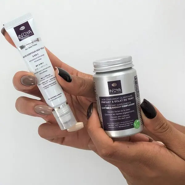 IN'OYA - Soins Contour des Yeux Peau Noire anti cernes foncés