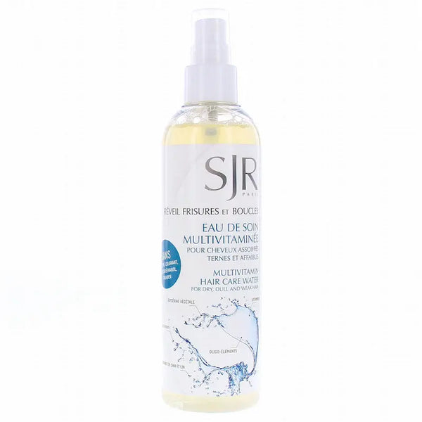 SJR Paris - Spray Eau de soin multivitaminée pour cheveux assoifés ternes et affaiblis.