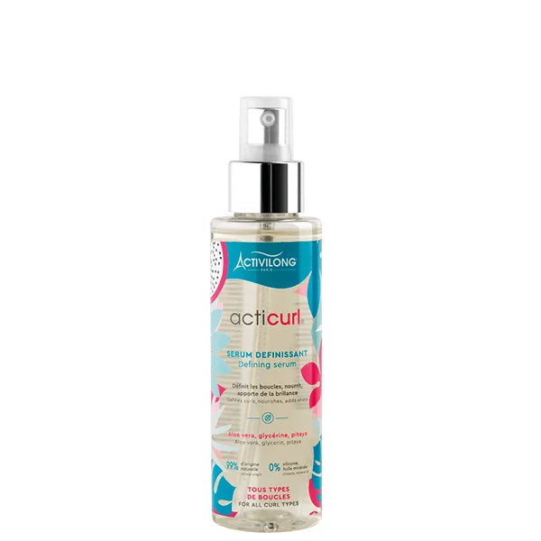 Le Sérum Définissant Acticurl booste la définition des boucles, nourrit, élimine les frisottis et apporte brillance sans alourdir la chevelure.