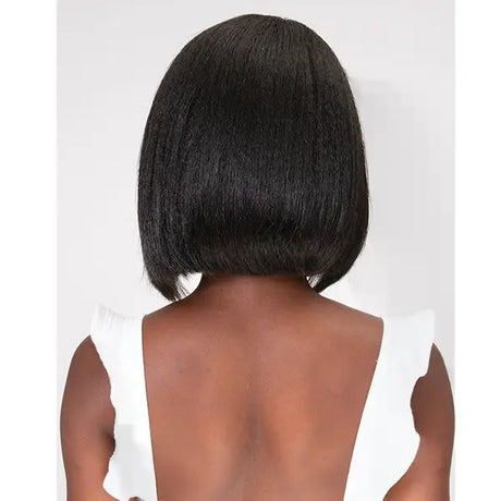 Perruque Lace Wig Yaki lisse courte ANN de dos - Janet Collection
