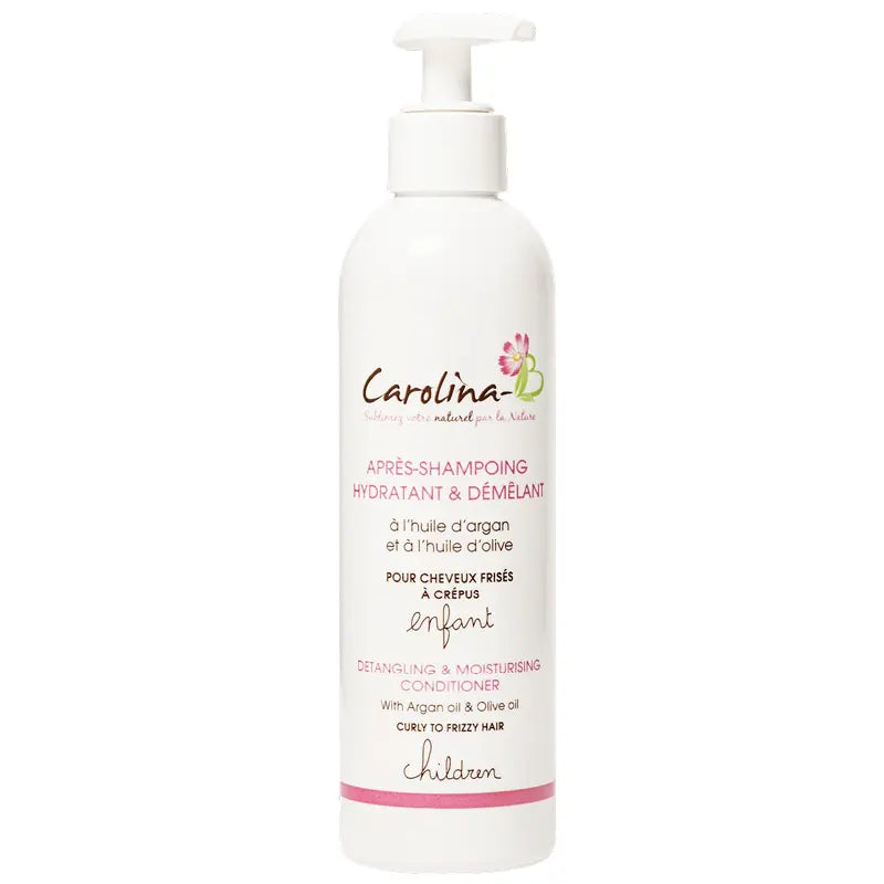 Après-shampoing Hydratant & Démêlant pour enfant à l'huile d'Argan et Olive pour cheveux frisés à crépus - Carolina B