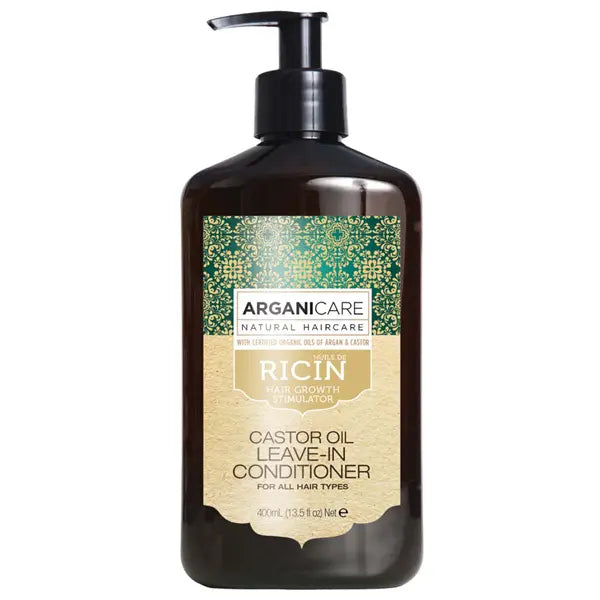 Arganicare Ricin Leave-in Conditioner Cheveux Bouclés, Frisés, Crépus