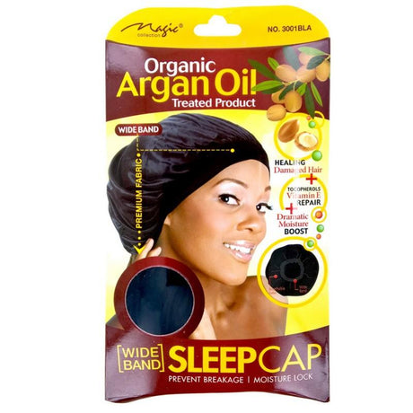 Bonnet satin Large à l'Huile d'Argan - Bonnet satin et soie - diouda