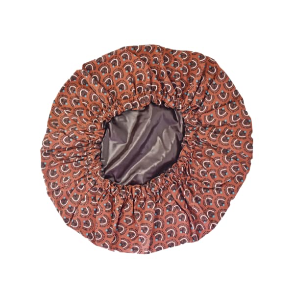 bonnet soins cheveux marron, marque curlista