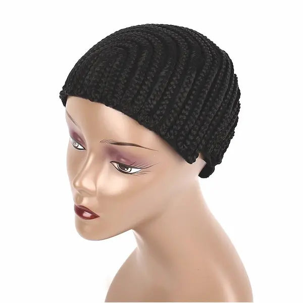 Bonnet tressé pour tissage ou crochet braids