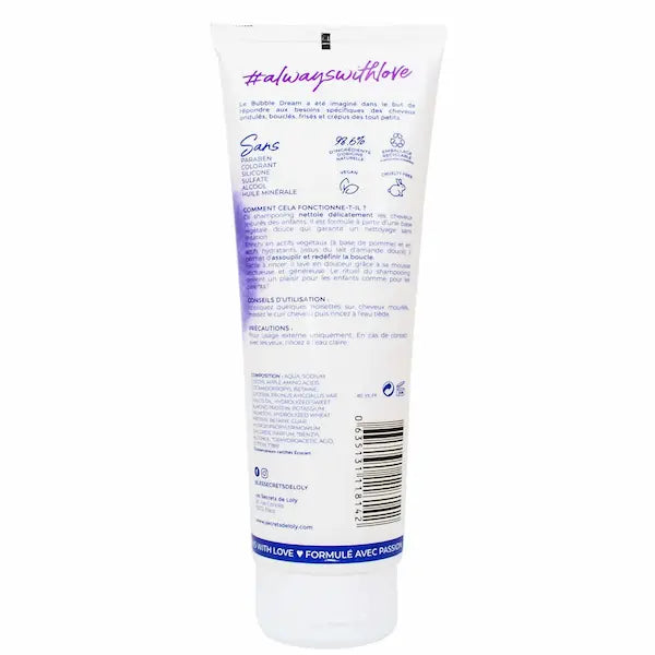 Les Secrets de Loly Bubble Dream shampoing enfant ingrédients