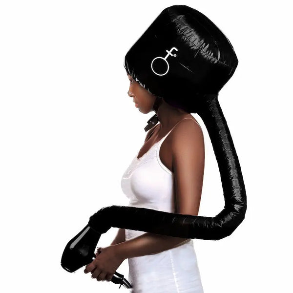 casque gonflable adaptable pour sèche-cheveux - SoftHood Curlformers