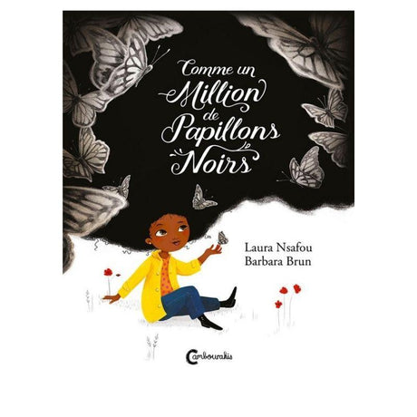 Comme un million de papillons noirs - Livre enfant - diouda