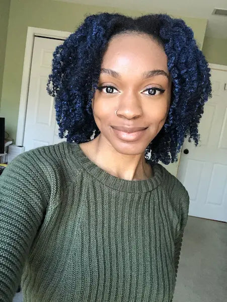 As I AM Gelée bouclante colorante temporaire Cheveux bleus