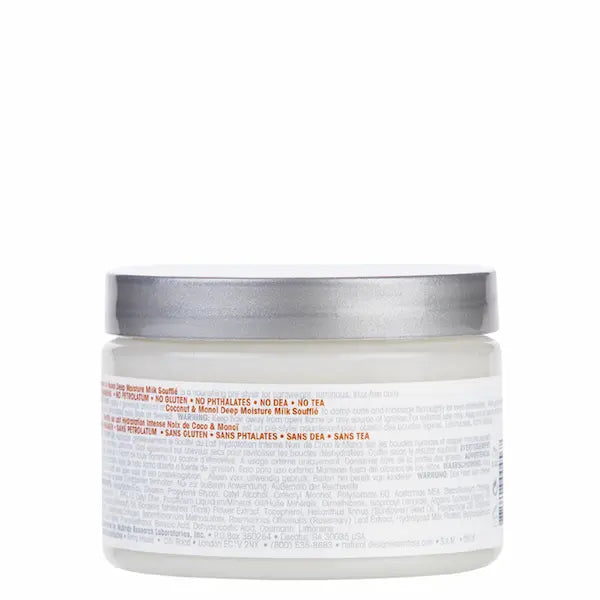 Design Essentials Coconut & Monoi crème hydratante et nourrissant pour cheveux bouclés, frisés et crépus abîmés