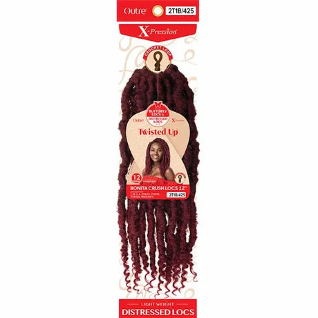 12 mèches Fausses locks Courtes Crochet Braids Bonita Crush 12 pouces - Outré