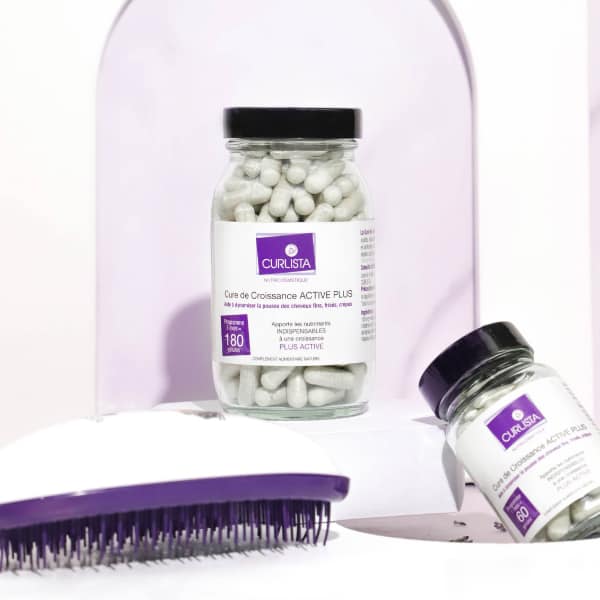 complément alimentaire cheveux afro Cure de Croissance Active 1 mois ou 3 mois - Curlista