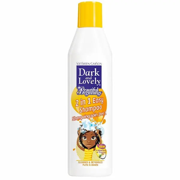 Dark and Lovely Beautiful Beginnings Shampoing 2 en 1 easy Shampoo