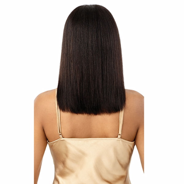 Perruque U-Part Lisse DOMINICAN STRAIGHT 14 pouces Cheveux Humains de dos - Outré